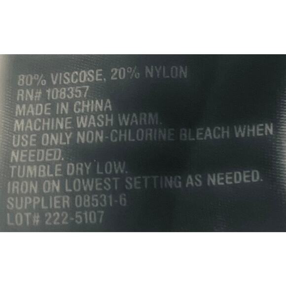 WORTHINGTON LONG SLV MIDI FIT & FLARE WAIST DRESS, WOMENS, S, PURPLE, ROUND NECK - Picture 11 of 11